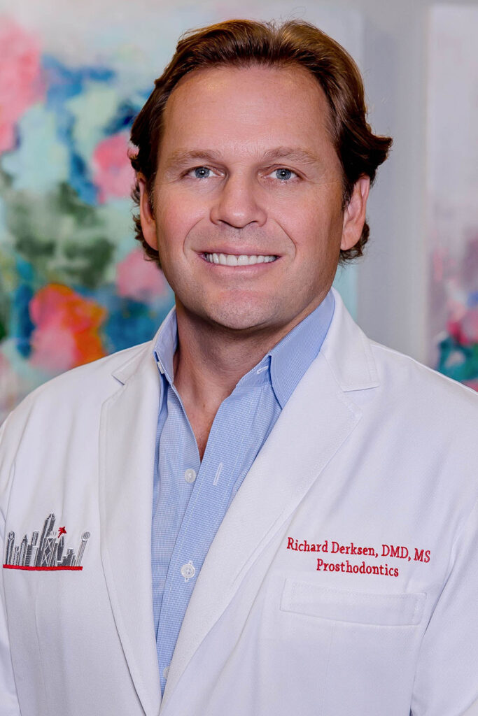 Dr. Richard Derksen in his white clinic coat